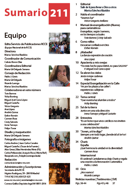 Revista Nuevo Pentecostés 211