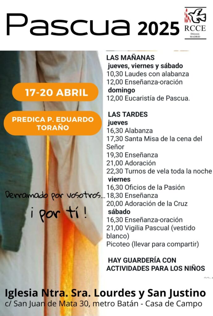 PASCUA-MADRID. 17-20 ABRIL 2025