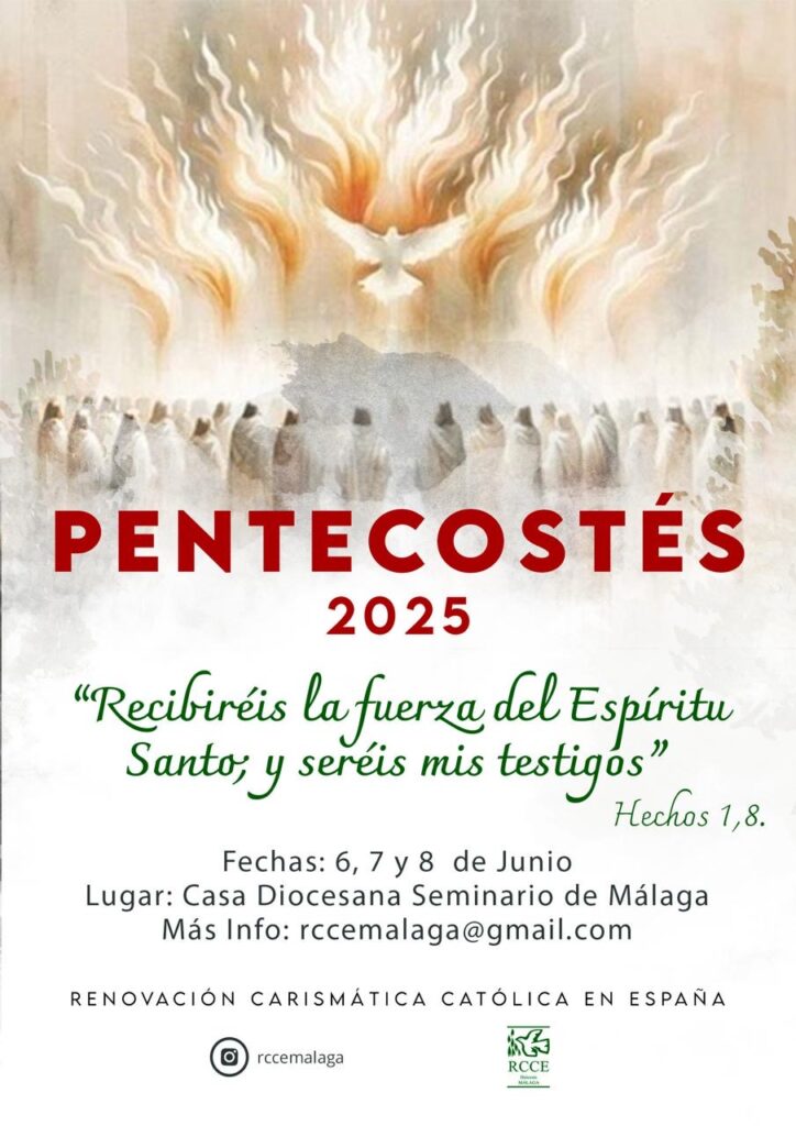 RETIRO DE PENTECOSTÉS-MÁLAGA. 6-8 JUNIO 2025