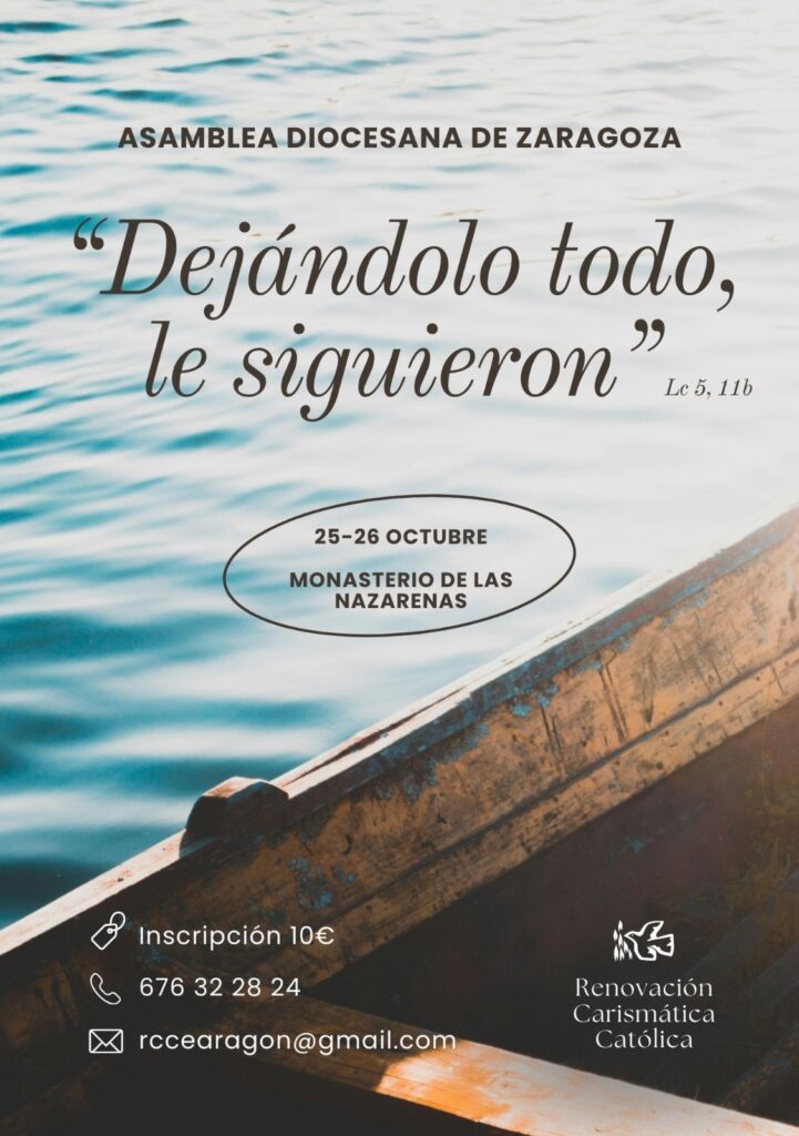 ASAMBLEA DIOCESANA-ZARAGOZA. 25 Y 26 OCTUBRE 2025