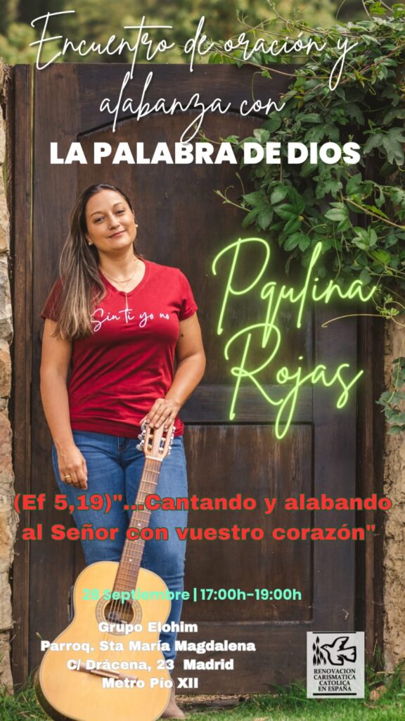 TARDE DE ORACIÓN Y ALABANZA-MADRID. 28 SEPTIEMBRE 2025
