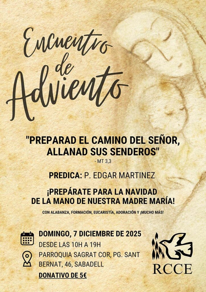 ENCUENTRO DE ADVIENTO-BARCELONA. 7 DICIEMBRE 2025