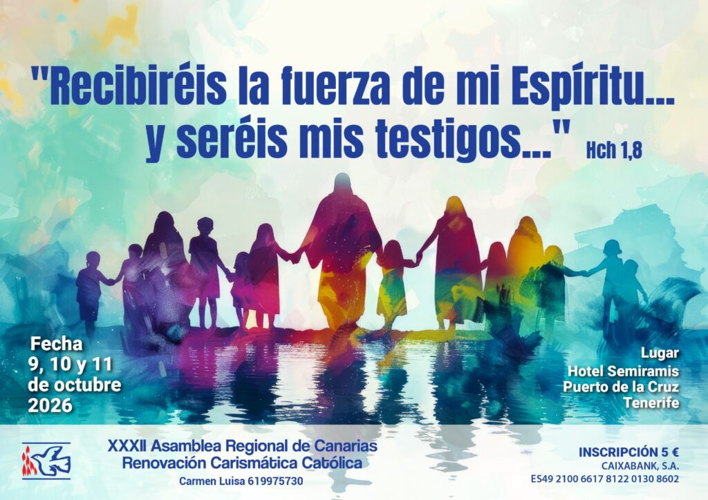 Asamblea de Zona Pastoral-Tenerife. 9-11 de octubre 2026